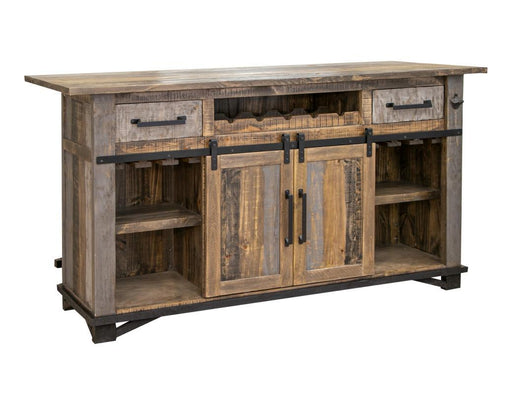 Loft Brown 2 Drawers and 2 Doors, Bar image