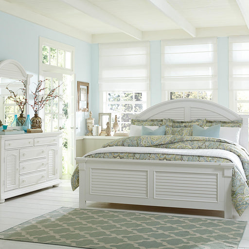 Summer House I Queen Panel Bed, Dresser & Mirror image