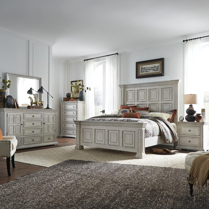 Big Valley Queen Panel Bed, Dresser & Mirror, Chest, Nightstand image