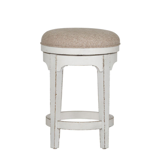 Liberty Magnolia Manor Console Swivel Stool in Antique White image