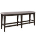 Liberty Furniture Double Bridge Counter Bench (RTA) in Dark Chestnut image