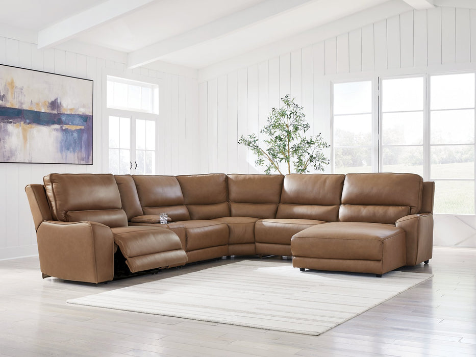 DeepWakes Power Reclining Sectional with Chaise