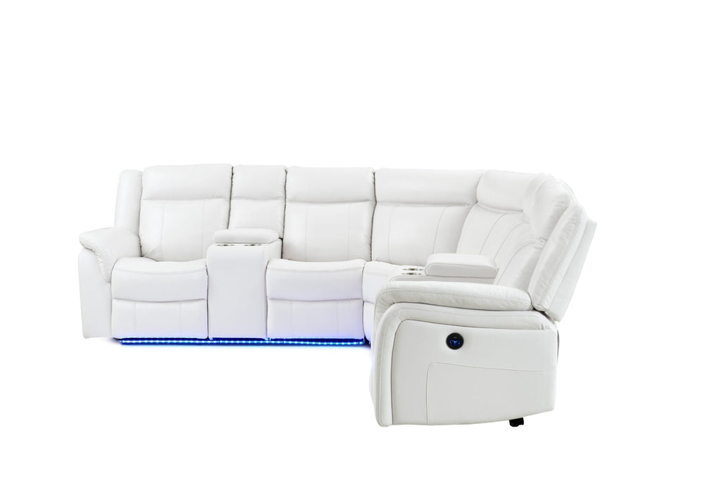 Um02 Blanche White Sectional