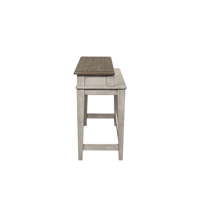 Heartland Console Bar Table in Antique White image