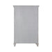 River Place Armoire in Riverstone White and Tobacco image