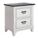Allyson Park 2 Drawer Nightstand with Charging Station in White image