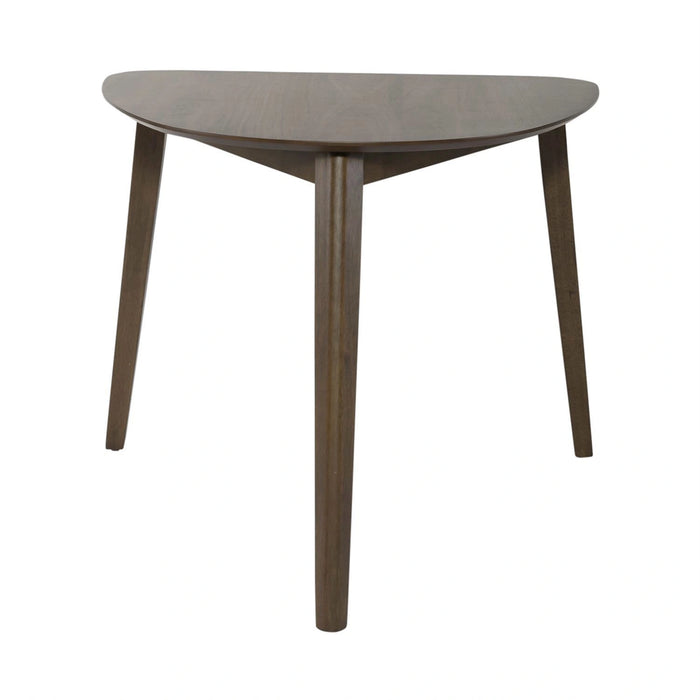 Space Saver Triangle Table in Satin Walnut image