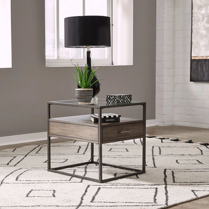 Jamestown End Table in Brown image