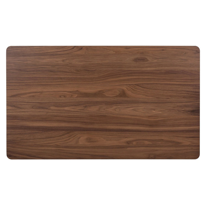 Space Saver Rectangular Leg Table in Satin Walnut image