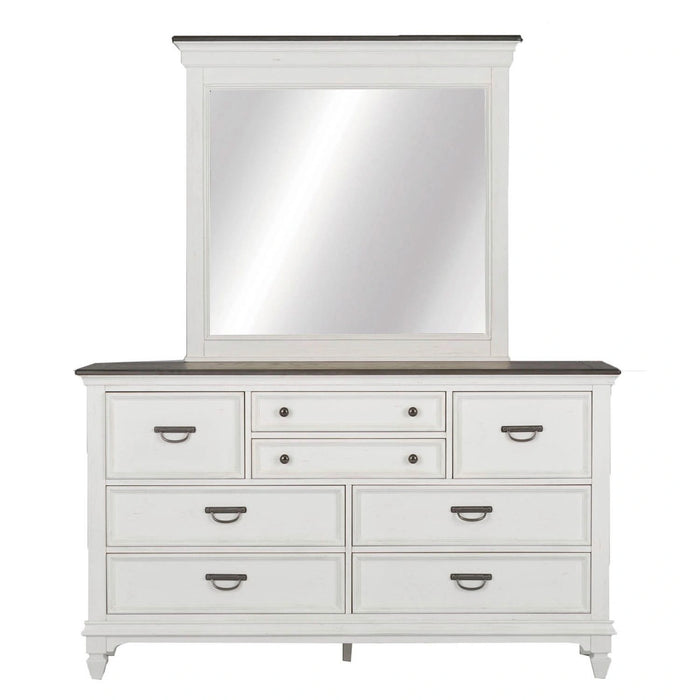 Allyson Park King California Panel Bed, Dresser & Mirror, Chest, Night Stand image