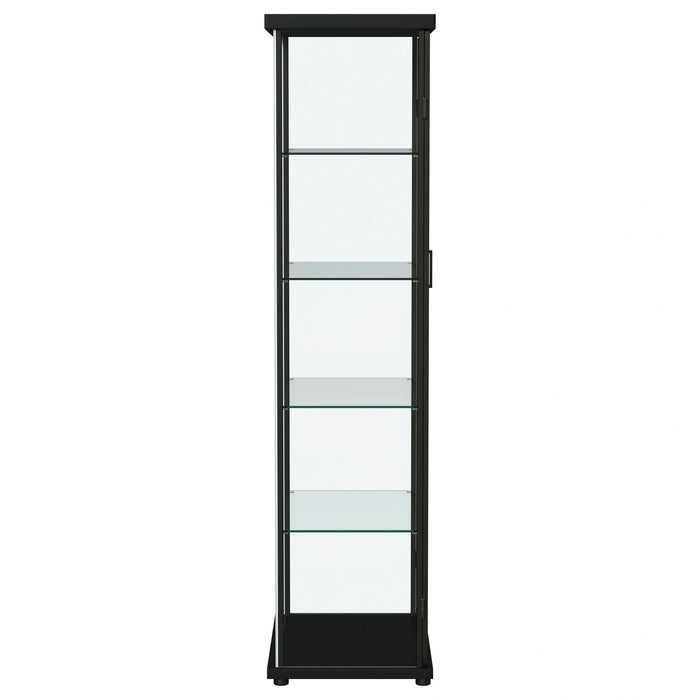 Aero Curio Cabinet with LED Lighting
