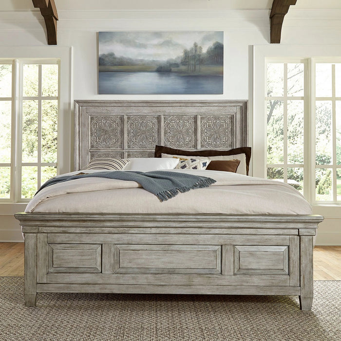 Heartland King Opt California Panel Bed, Dresser & Mirror, Chest, Night Stand image