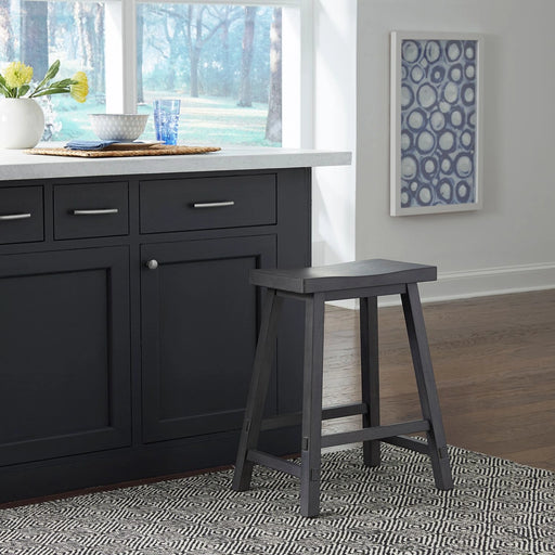 Creations 24 Inch Sawhorse Counter Stool - Slate image