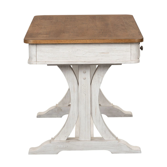 Farmhouse Reimagined Writing Desk in Antique White image