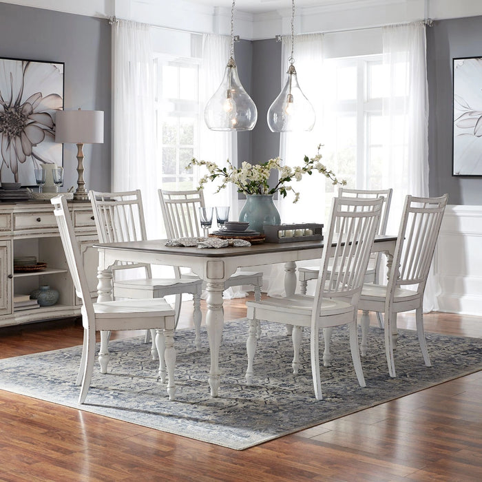 Magnolia Manor Opt 7 Piece Leg Table Set image