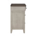 Ivy Hollow 3 Drawer Bedside Chest w/ Charging Station in Weathered Linen image