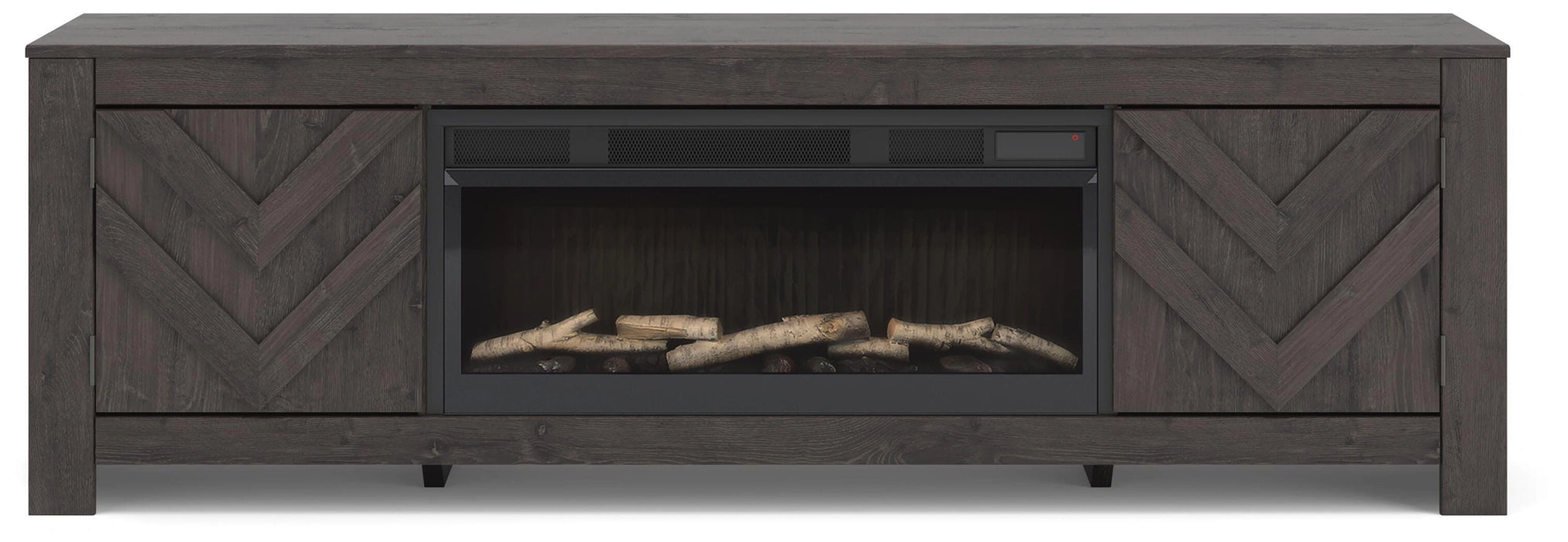 Cayboni 71" TV Stand with Electric Fireplace