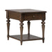 Arden Road Drawer End Table in Satin Cherry image