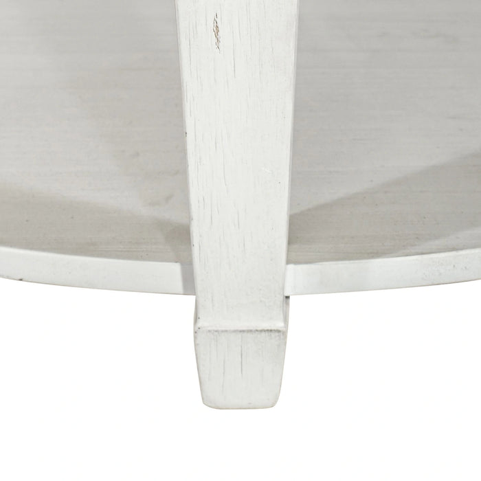 Allyson Park Round Cocktail Table in White image