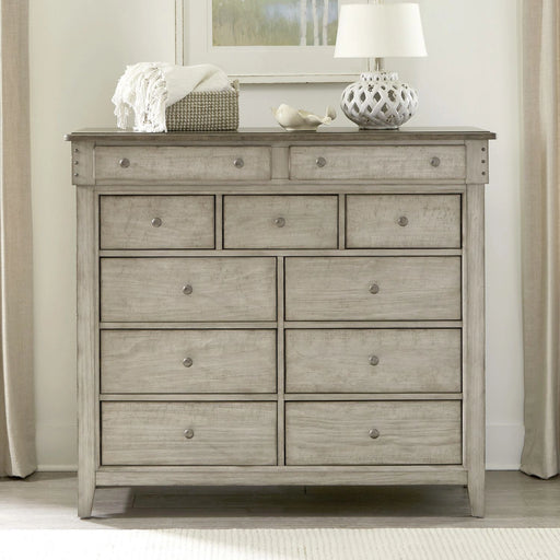 Ivy Hollow 11 Drawer Chesser in Weathered Linen image