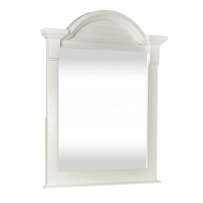 Summer House Small Mirror in Oyster White image