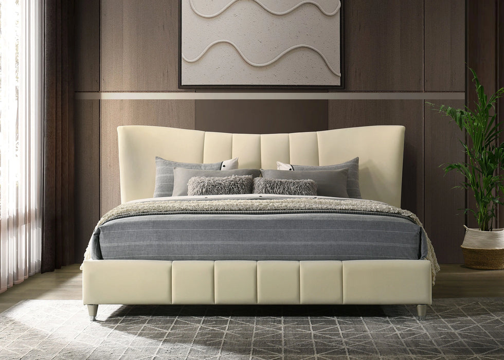 Evelyn Panel Platform Bed