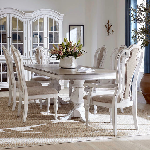 Magnolia Manor Alt 7 Piece Double Pedestal Table Set image