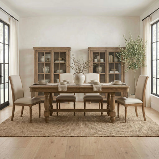 Homestead Haven Opt 5 Piece Trestle Table Set image