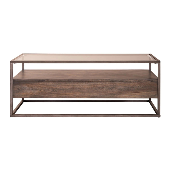 Jamestown Rectangular Cocktail Table in Brown image