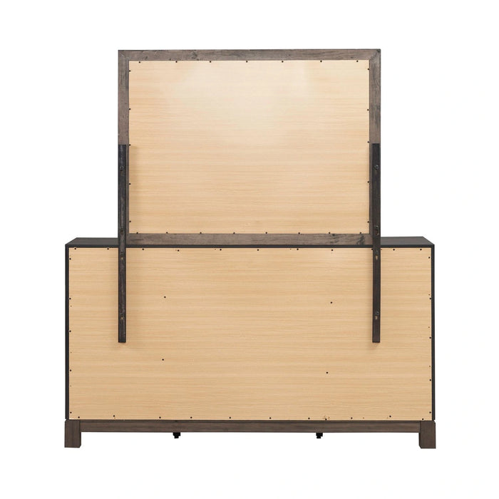 Modern Edge Dresser & Mirror image