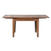 Treasures Retractable Leg Table in Rustic Oak Finish image