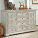 Big Valley 2 Door 6 Drawer Dresser image