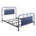 Vintage Series Metal Bed in Navy image