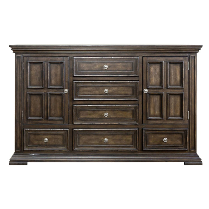 Big Valley 2 Door 6 Drawer Dresser image