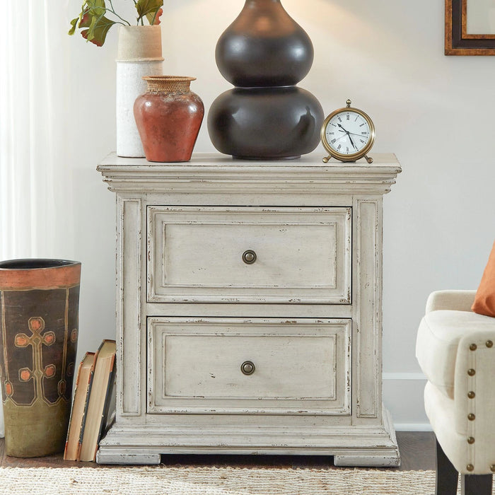 Big Valley 2 Drawer Night Stand w/ Charging Station image