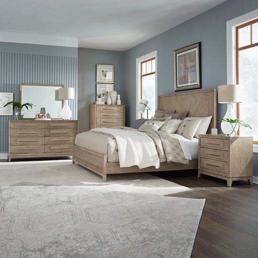 Brentwood King California Panel Bed, Dresser & Mirror, Chest, Night Stand image