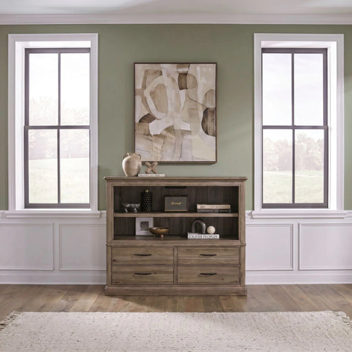 Fireplace TV Consoles 4 Drawer Fireplace Chest image
