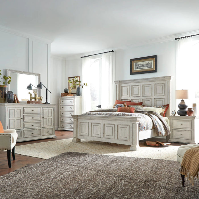 Big Valley King Panel Bed, Dresser & Mirror, Chest, Night Stand image