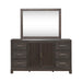 Modern Edge Dresser & Mirror image