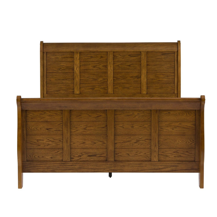 Grandpas Cabin Sleigh Bed, Dresser & Mirror, Night Stand image