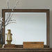 Americana Farmhouse Landscape Mirror in Dusty Taupe and Black image