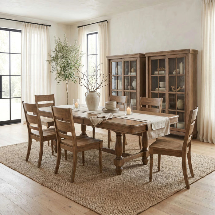 Homestead Haven 7 Piece Trestle Table Set image