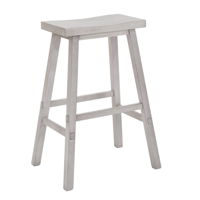 Creations 30 Inch Sawhorse Stool- White image