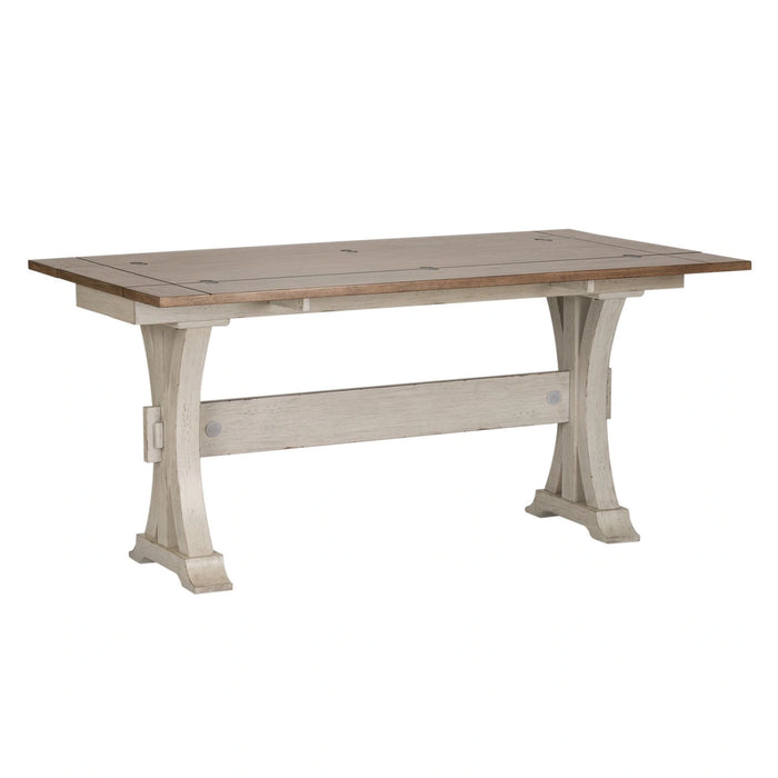 Farmhouse Reimagined Flip Lid Sofa Table in Antique White image