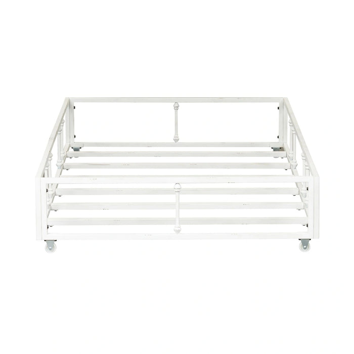 Vintage Series Twin Metal Trundle in Antique White image