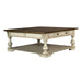 Morgan Creek Cocktail Table in Antique White image