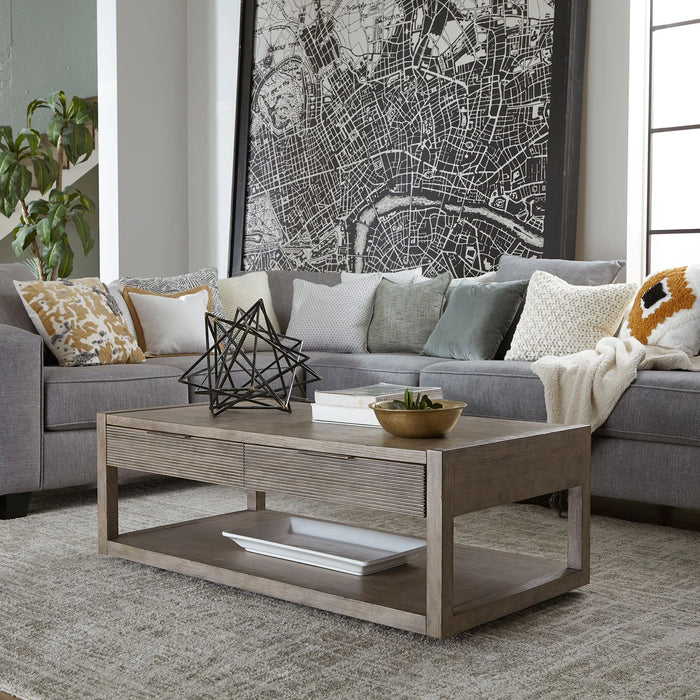 Bartlett Field Cocktail Table in Dusty Taupe image