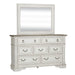 Abbey Park Panel Bed, Dresser & Mirror image