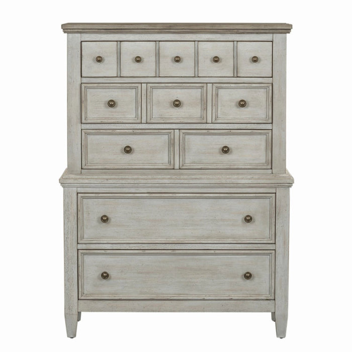 Heartland Opt Panel Bed, Dresser & Mirror, Chest image