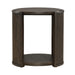 City View Round End Table in Coffee Bean image